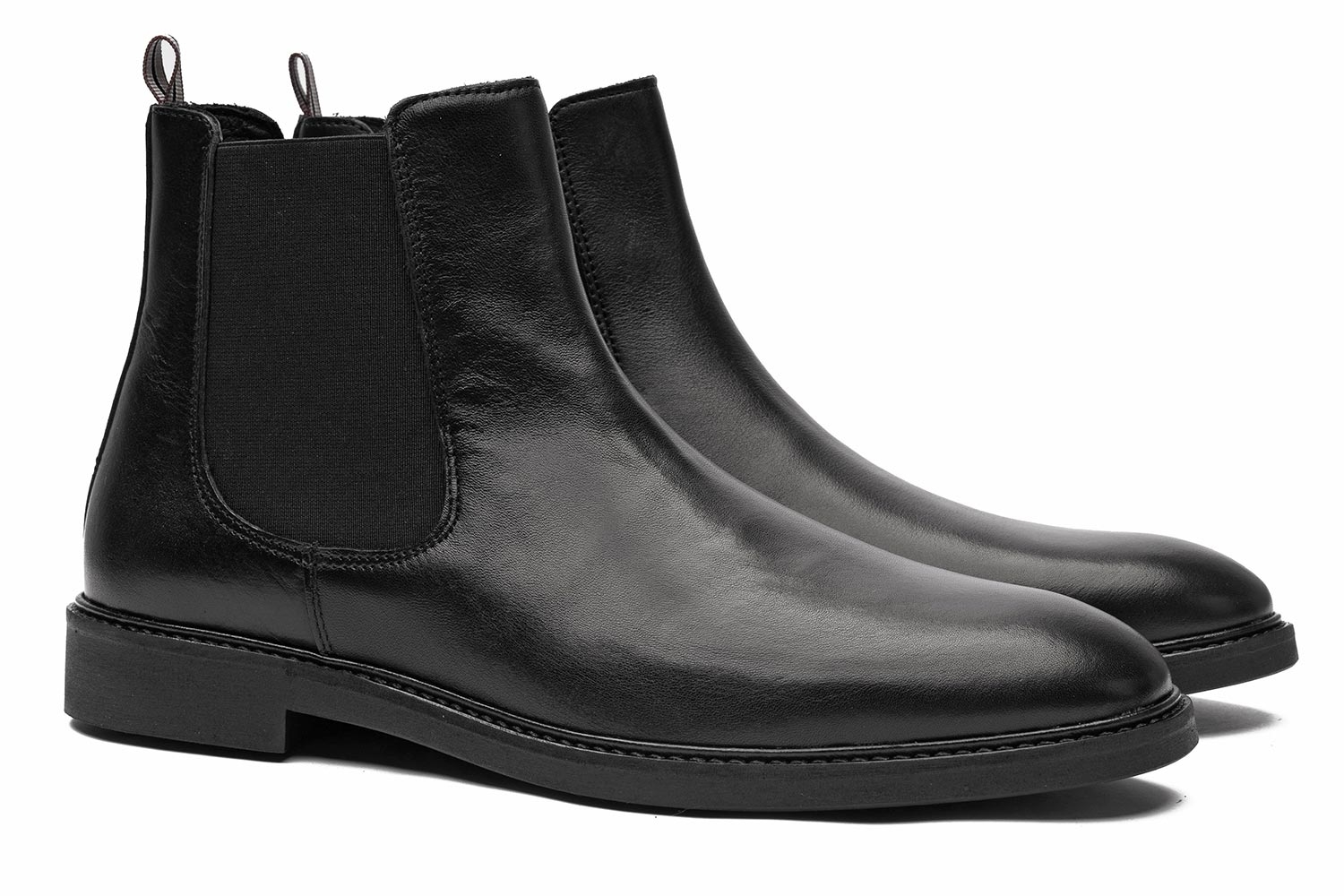 Ghete negre piele naturala 0