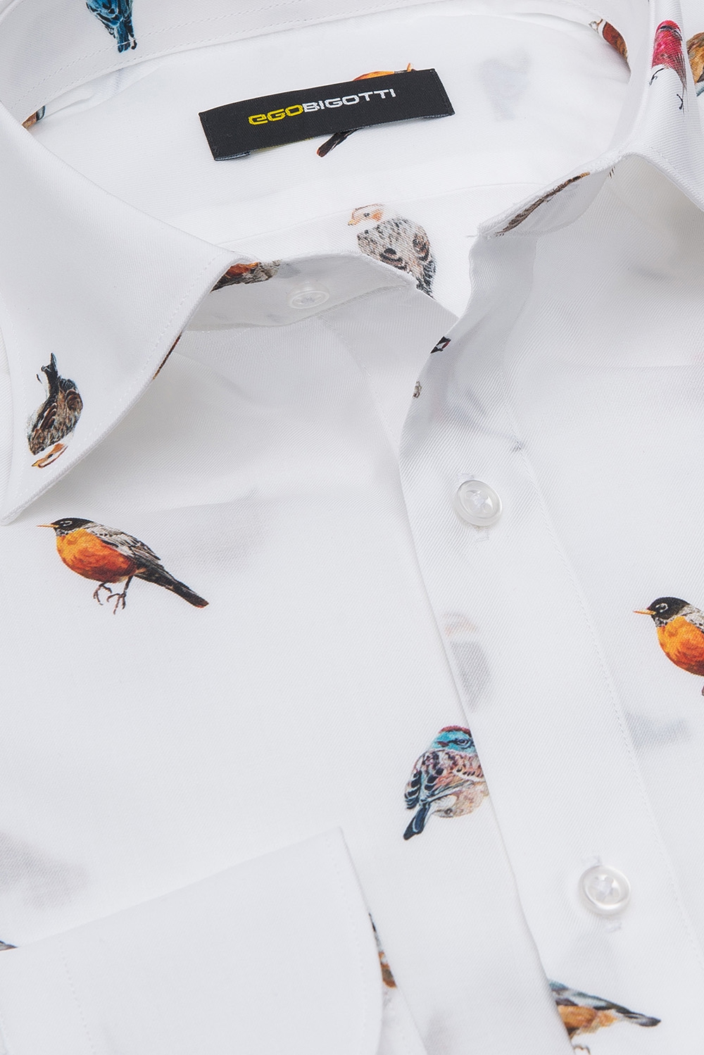 Slim white pasari shirt 1