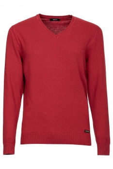 Slim body burgundy sweater