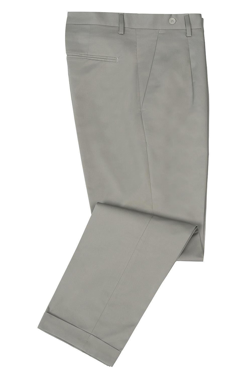 Pantaloni slim gri uni 1