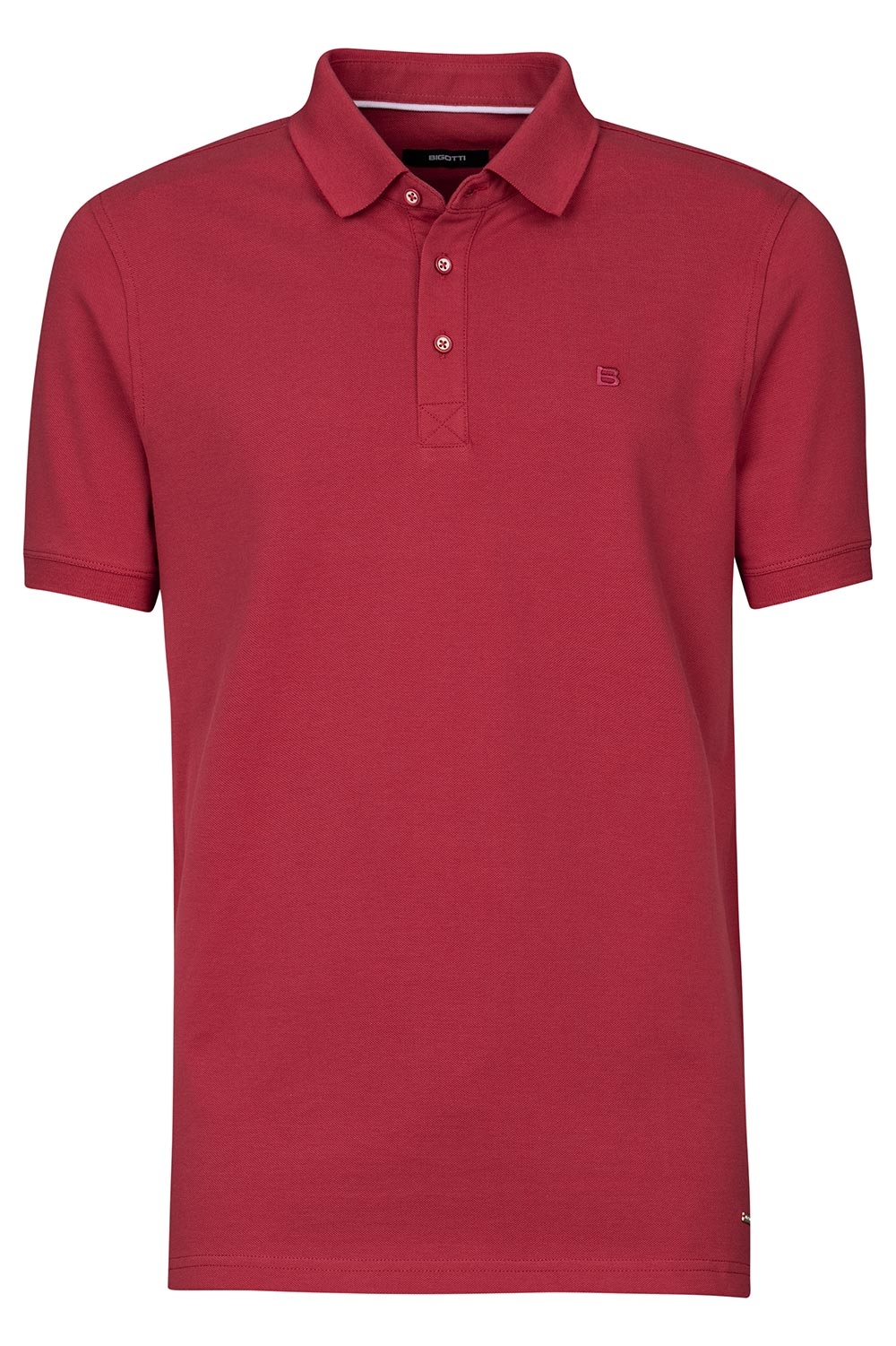 Tricou polo regular grena uni 0
