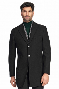Palton negru uni