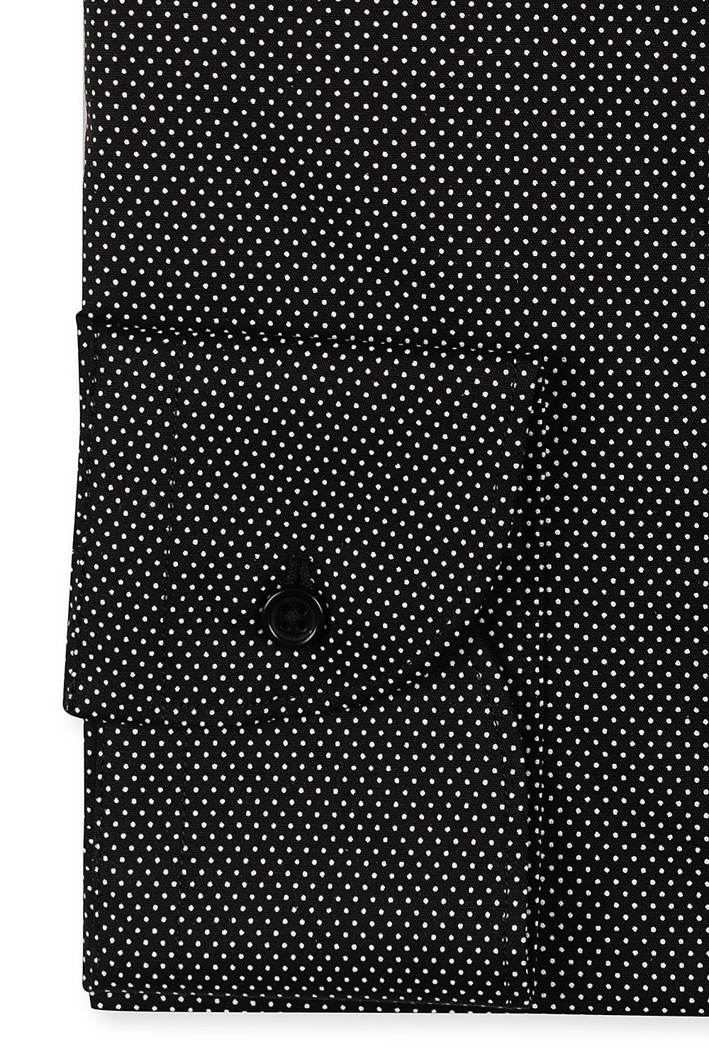 Camasa slim neagra print geometric 2