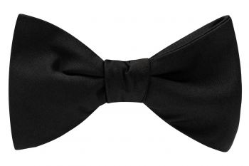 Bow tie black plain