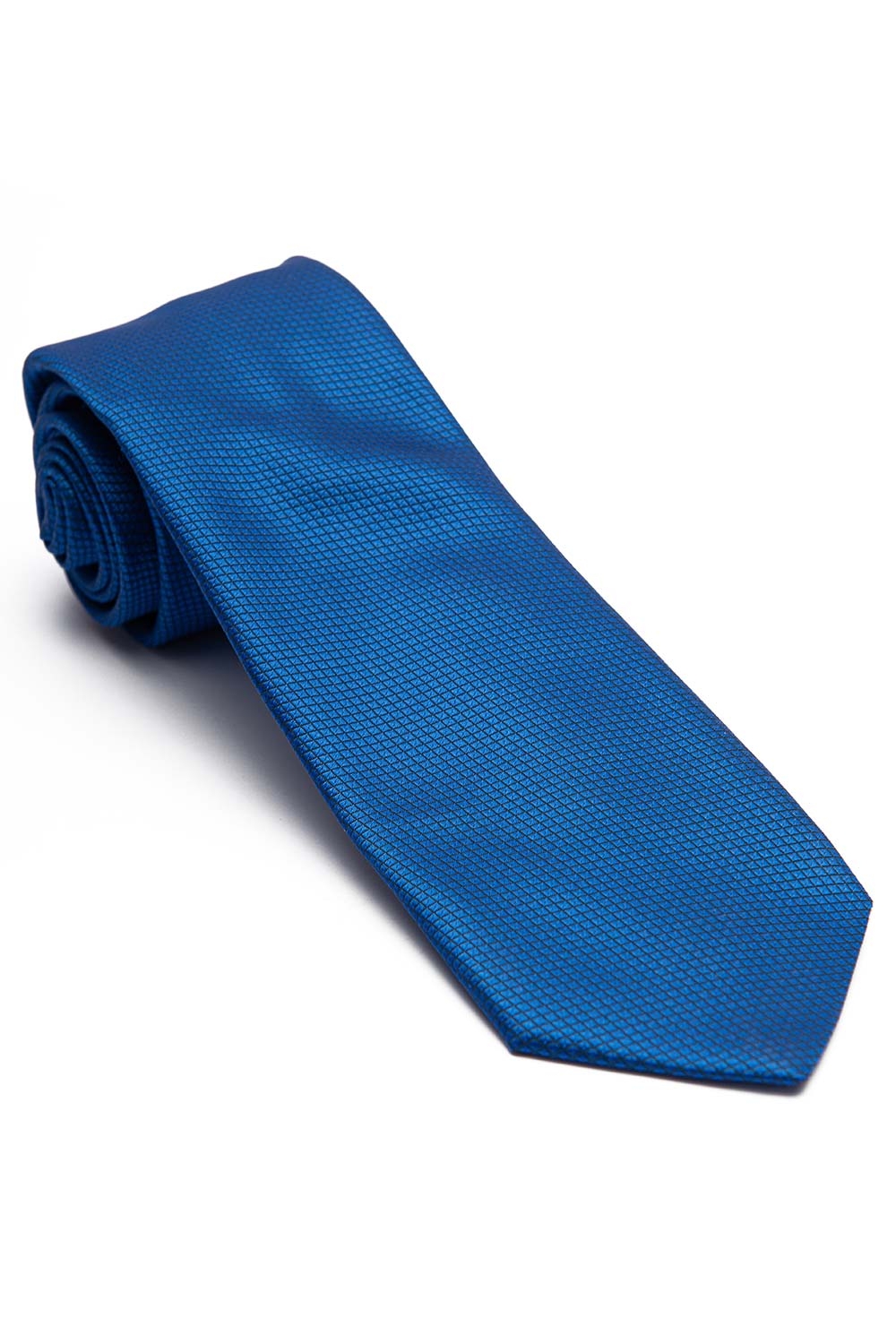 Cravata Poliester tesut Albastra Uni 0