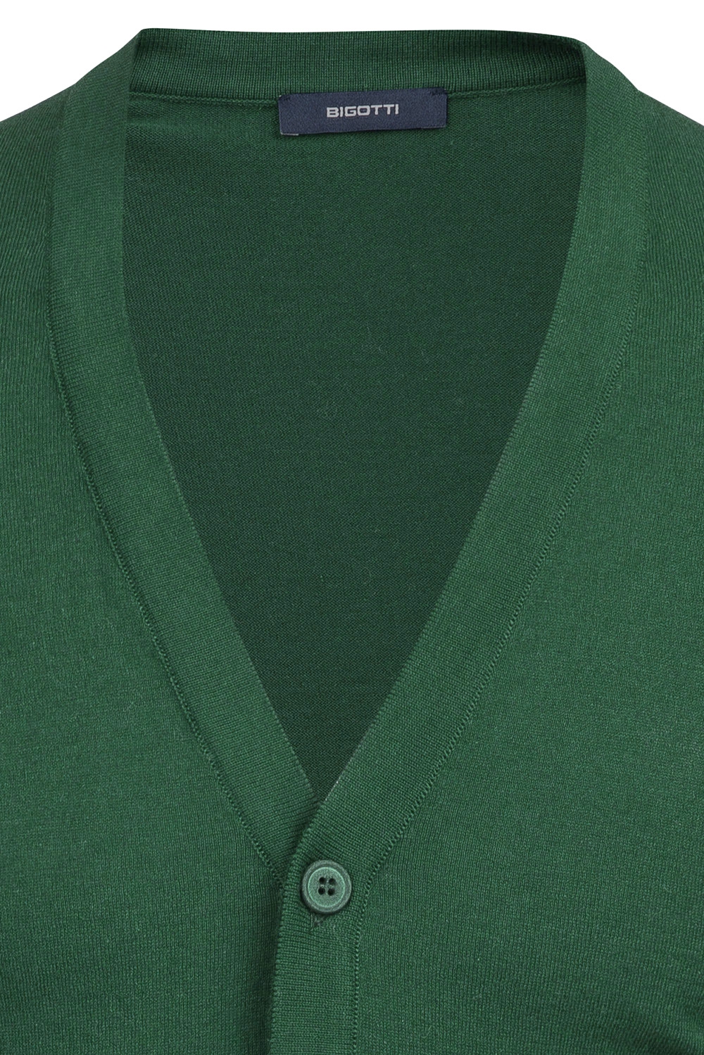 Cardigan slim verde 4
