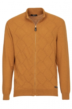 Slim body yellow sweater