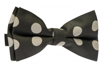 Bow tie black geometric