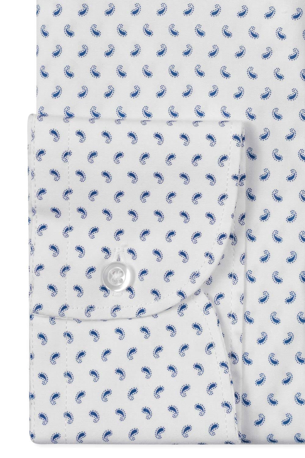 Camasa shaped alba print floral 2