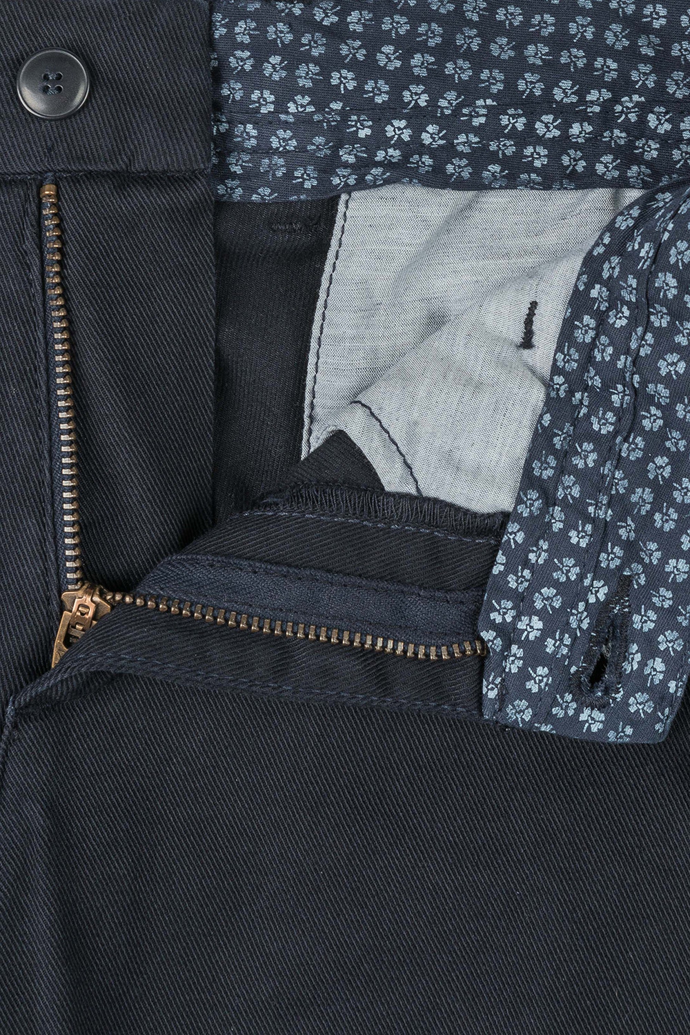 Superslim navy plain trouser 2