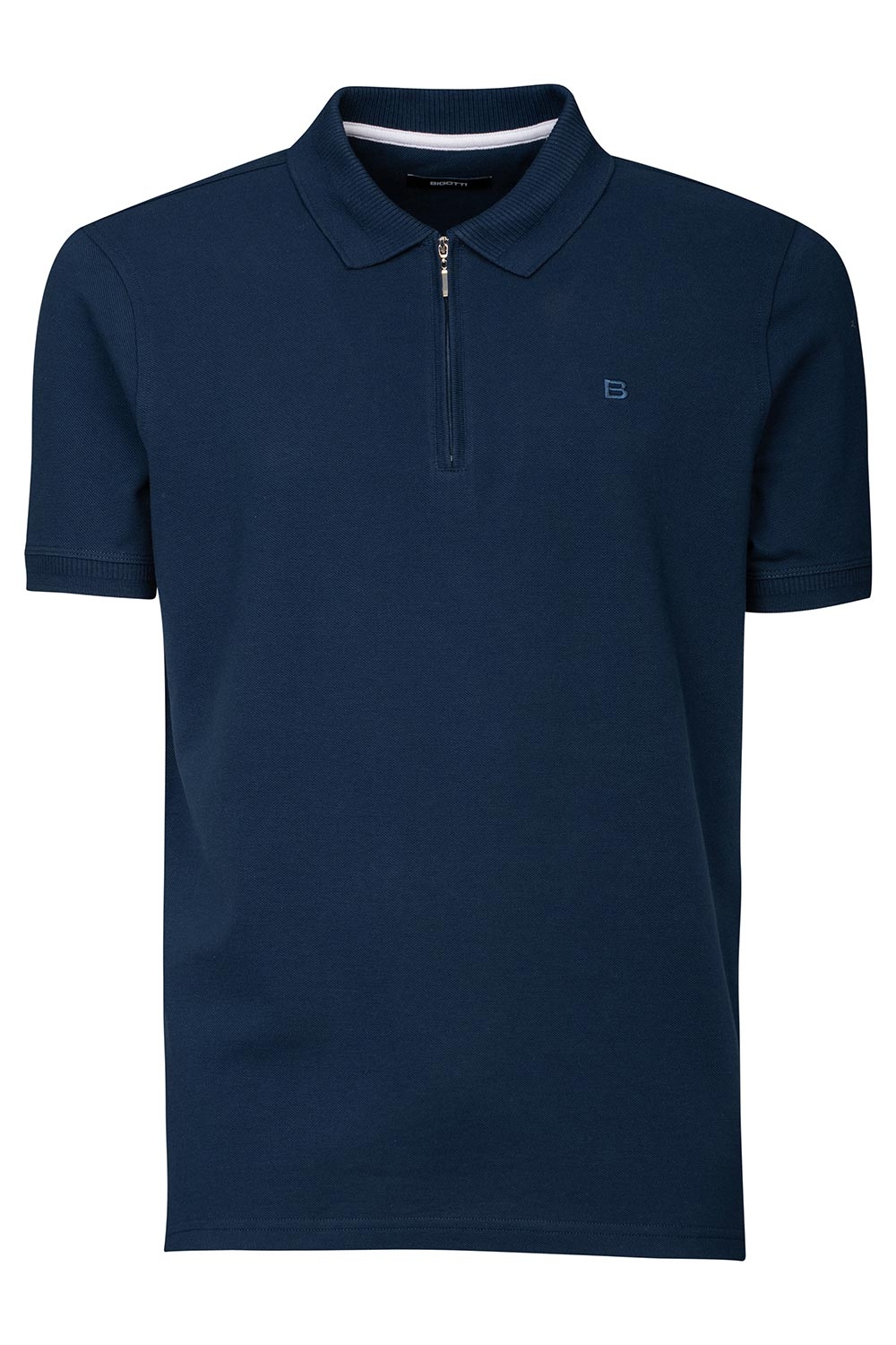 Tricou polo slim bleumarin uni 0