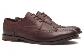 Pantofi grena piele naturala