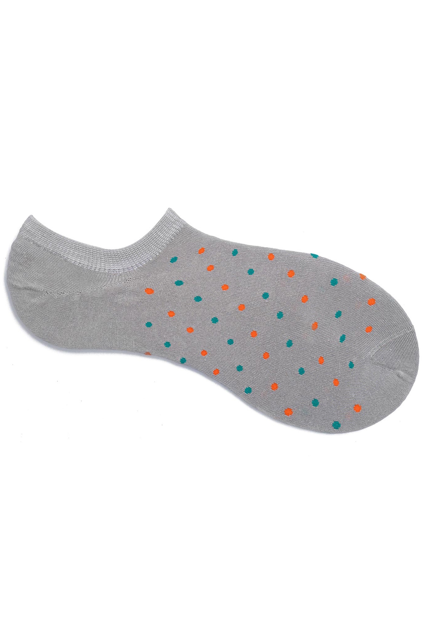 Sosete gri print geometric pentru sneakers 0