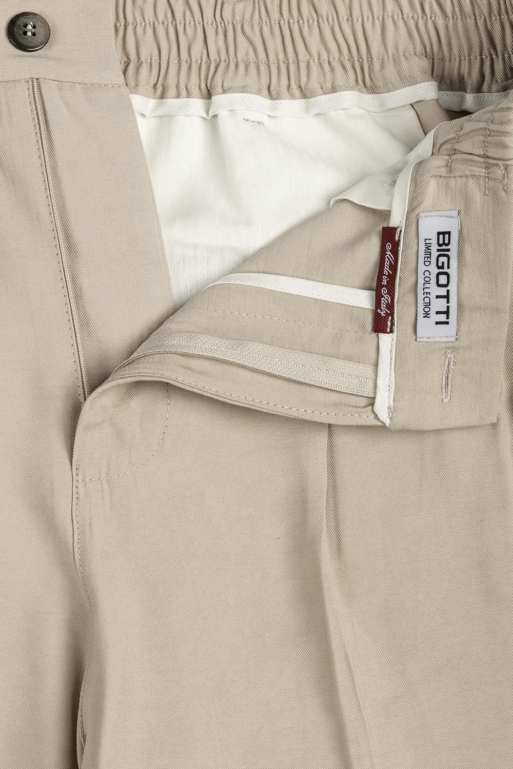 Pantaloni oversize bej uni 2