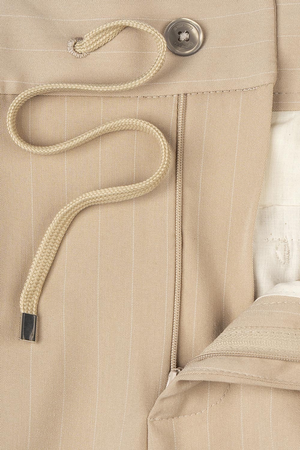 Pantaloni slim bej uni 1