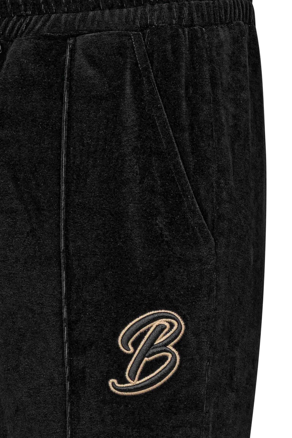 Pantaloni de trening slim negri uni 1