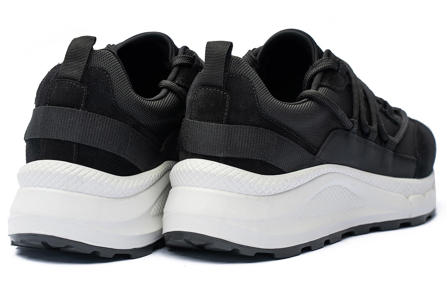 Sneakers negri piele naturala 2