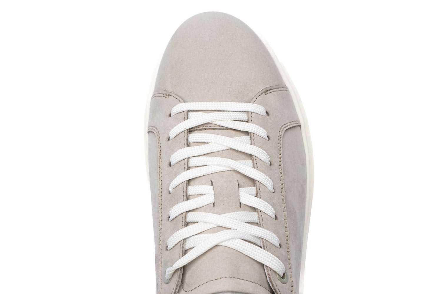 Grey genuine leather shoes 3