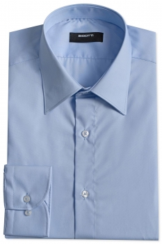 Camasa shaped bleu uni