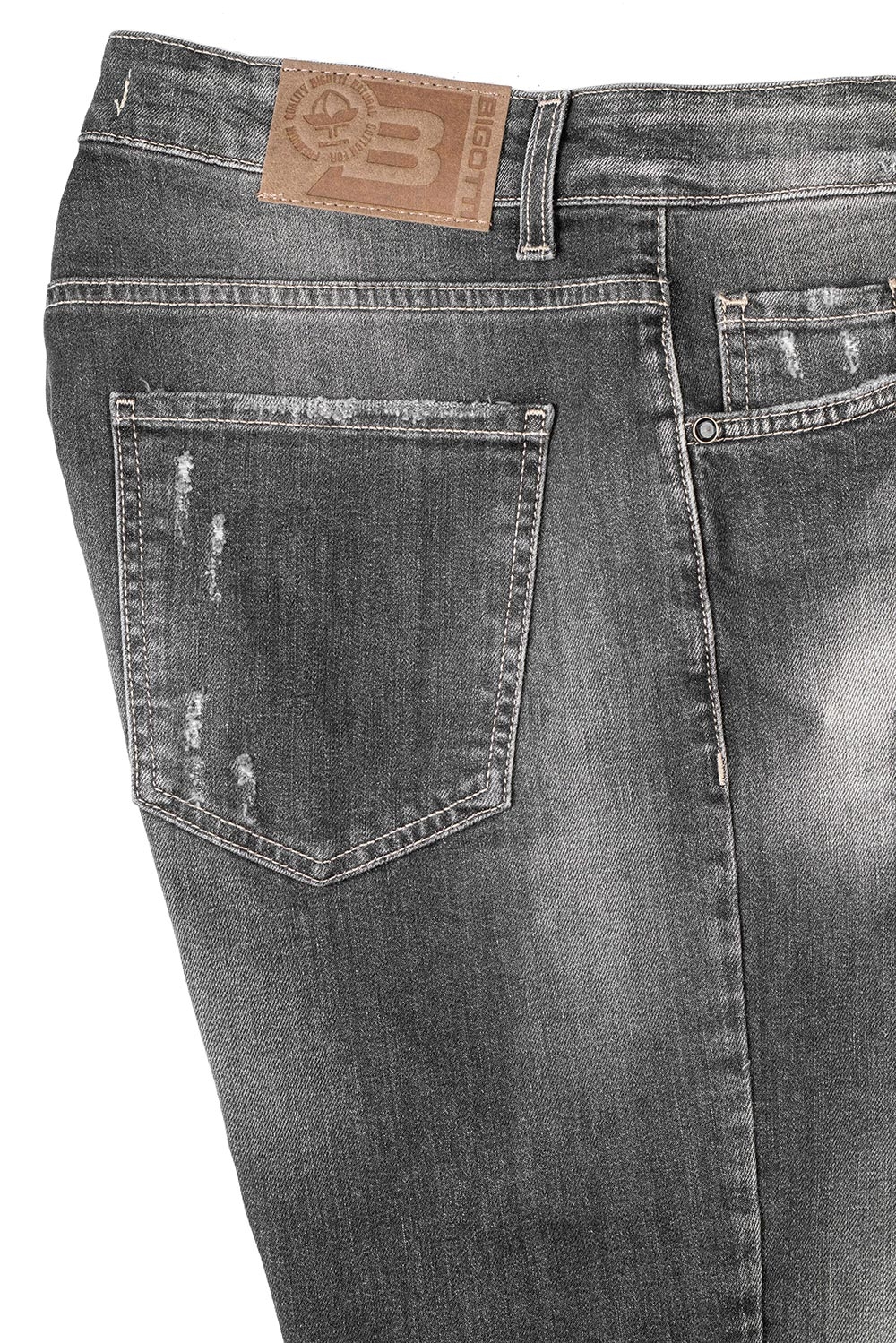 Blugi slim gri 2