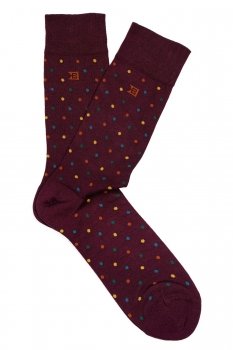 Sosete grena print geometric