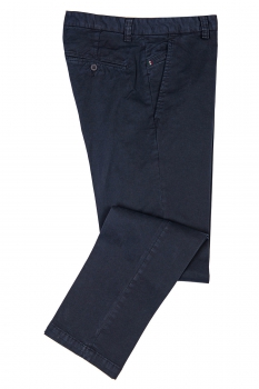 Pantaloni slim bleumarin uni