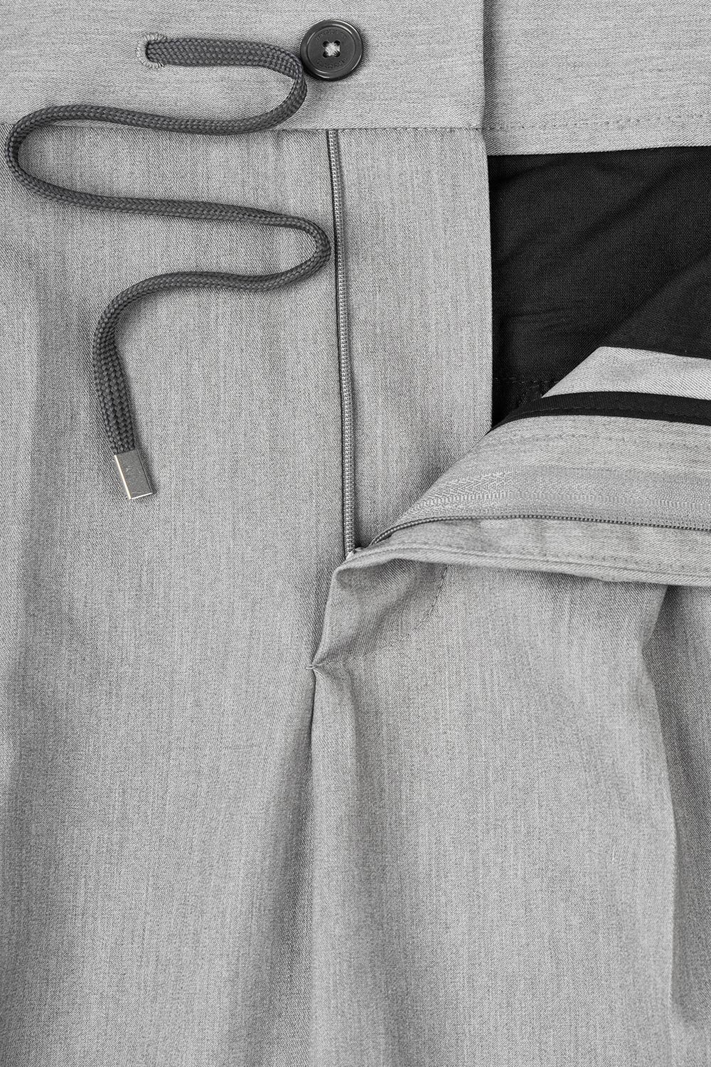 Pantaloni slim gri uni 1