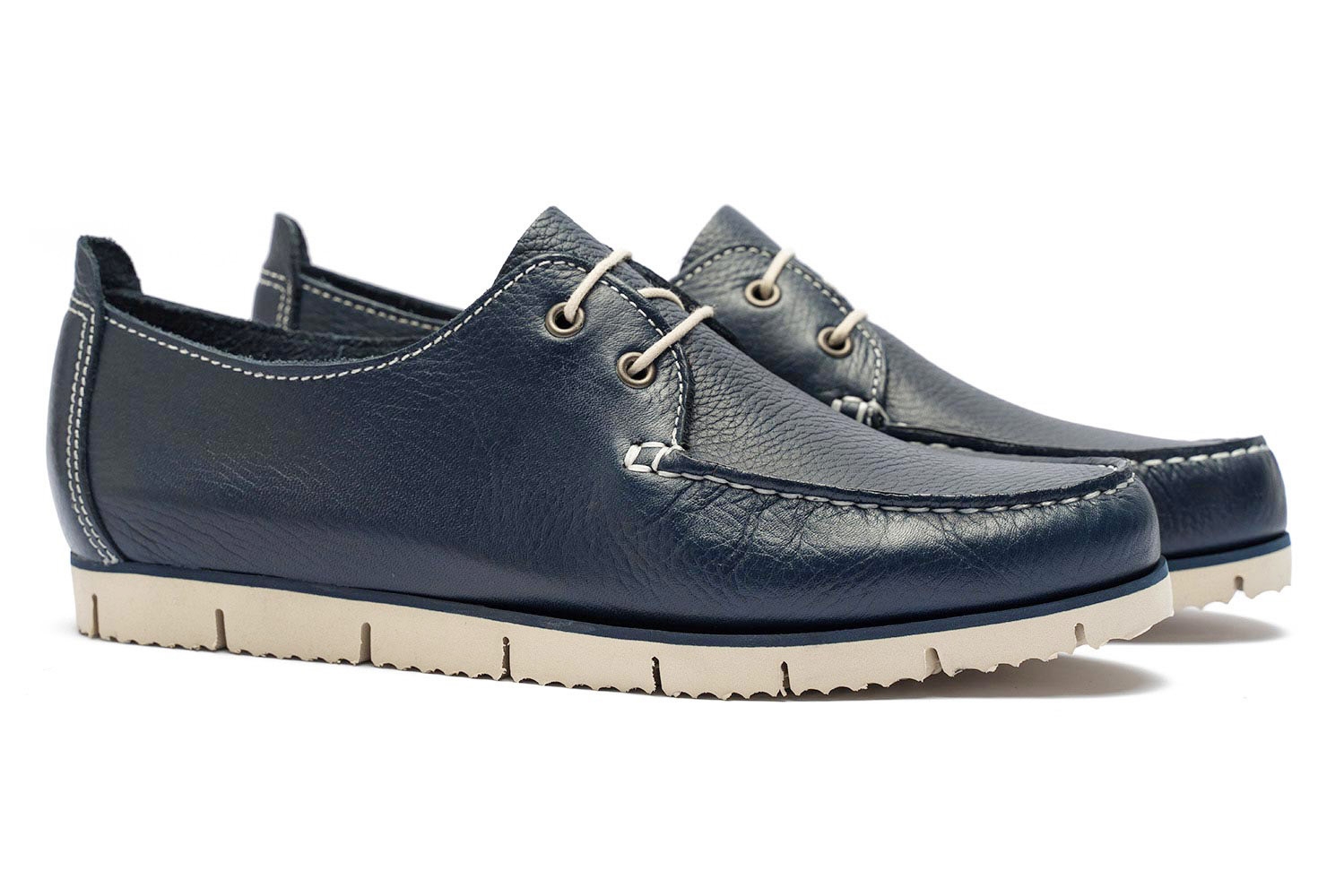Boat shoes bleumarin piele naturala 0