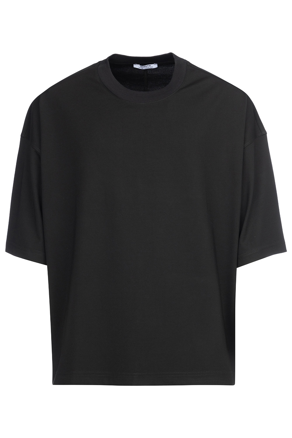 Tricou oversize negru uni 0