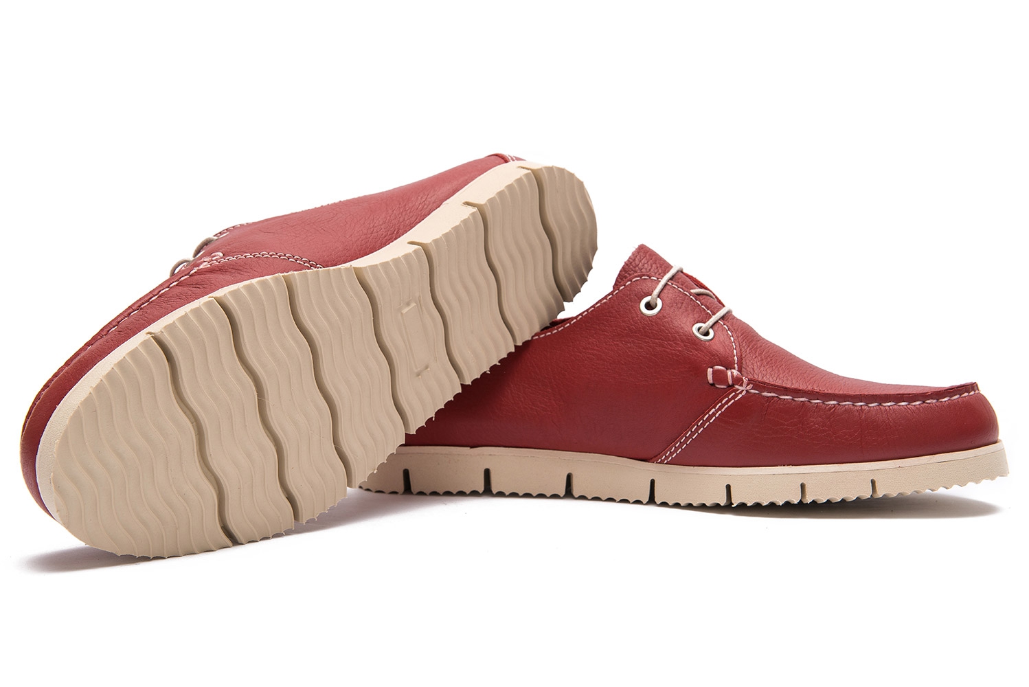 Pantofi rosii piele naturala 1