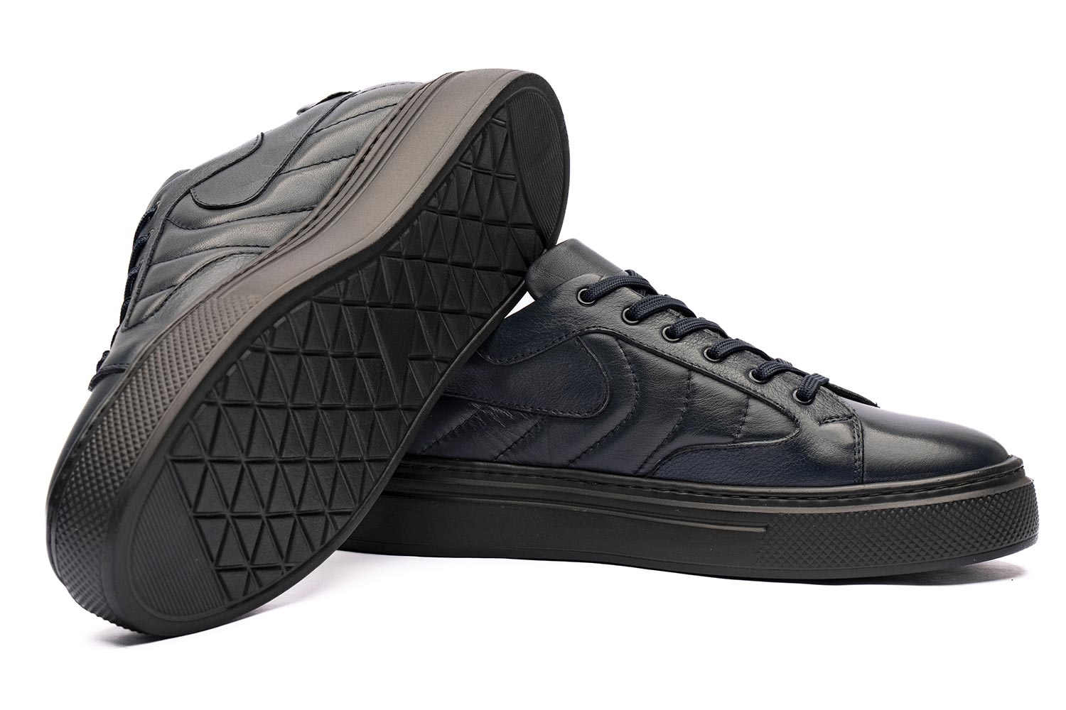 Sneakers bleumarin piele naturala 1