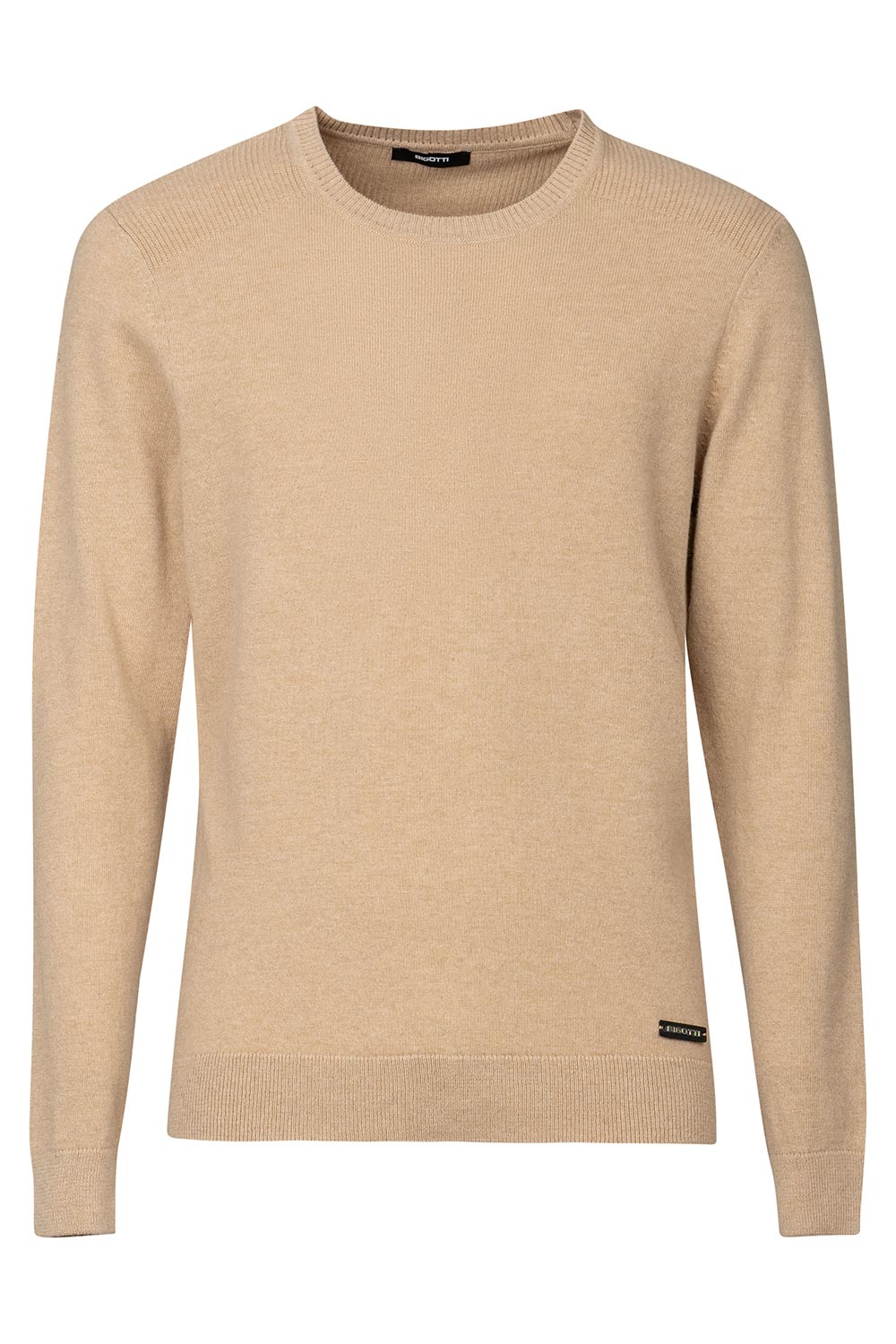 Slim body beige sweater 0