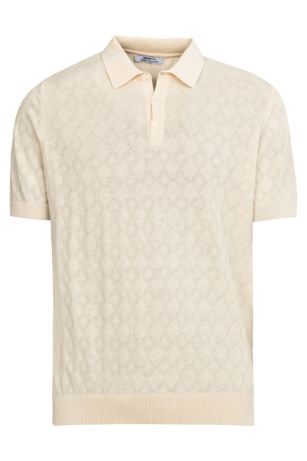 Tricou polo slim bej uni 0