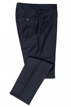 Pantaloni slim bleumarin uni