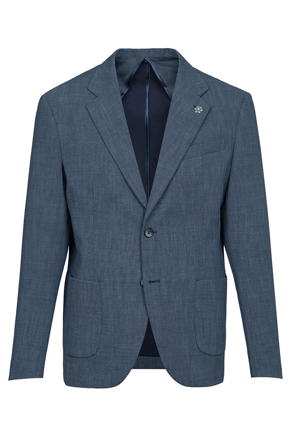 Sacou albastru uni 1