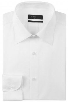 Superslim white plain shirt