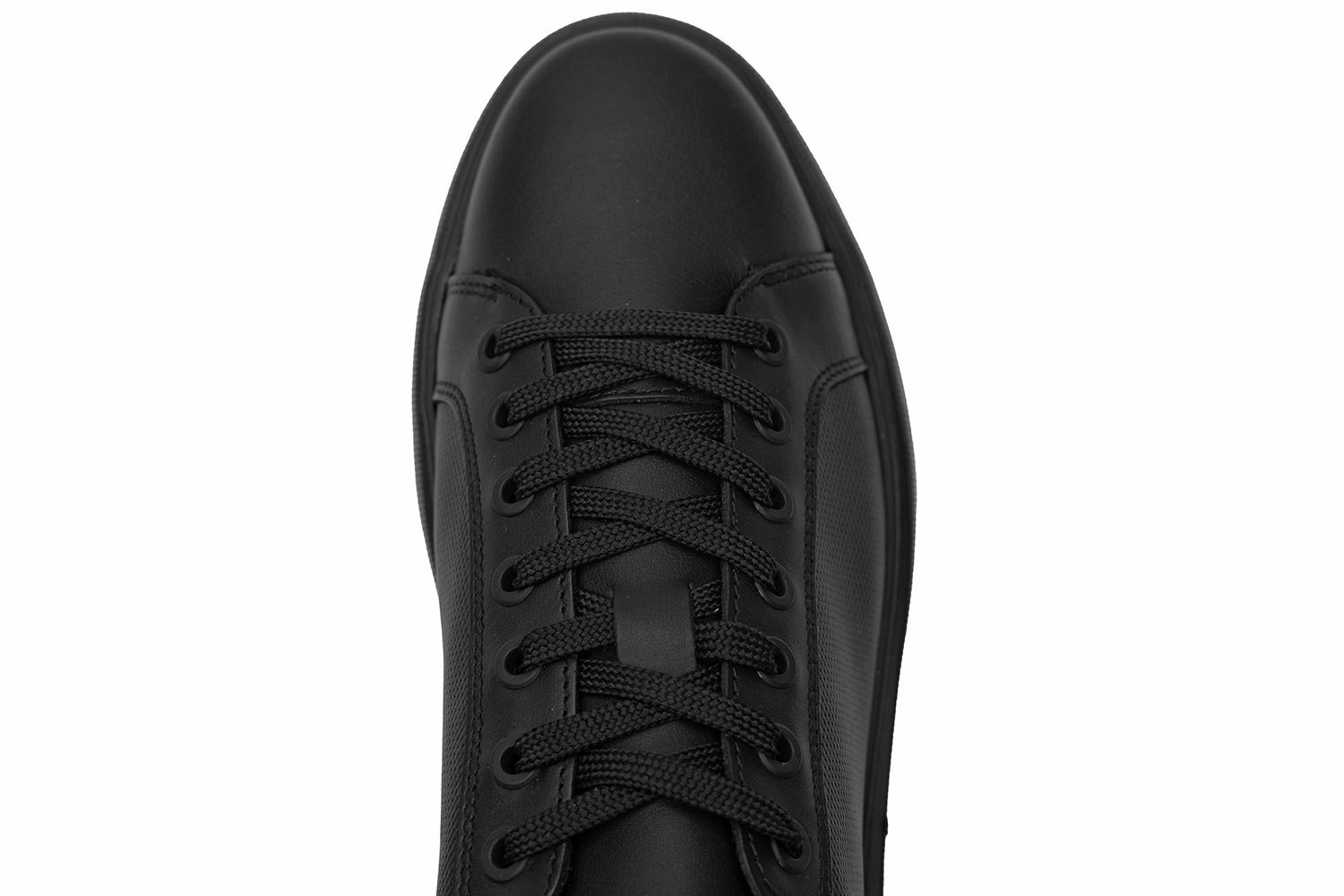 Black genuine leather shoes 3