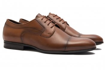 Pantofi maro piele naturala