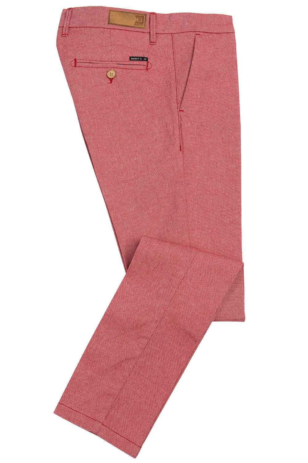 Pantaloni superslim marco roz 0