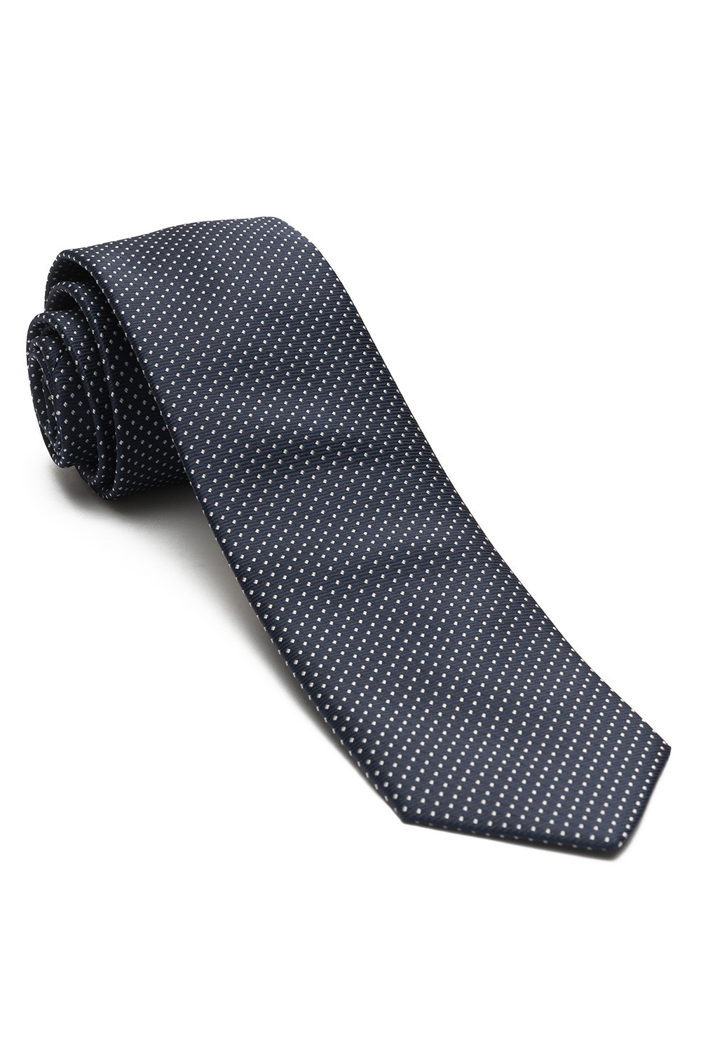 Cravata bleumarin print geometric 0