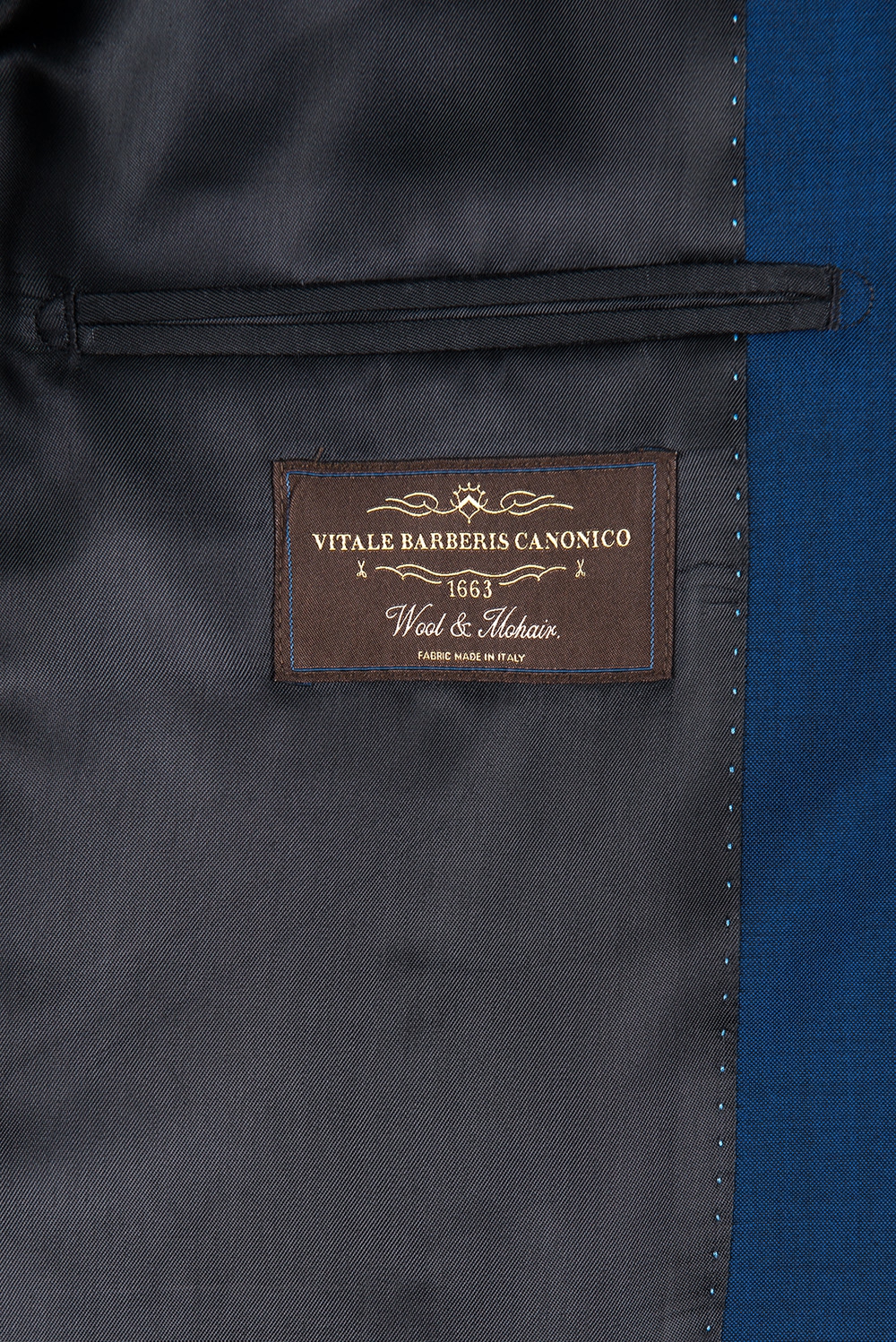 Slim blue plain suit 1