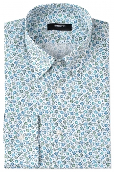 Camasa shaped alba print floral