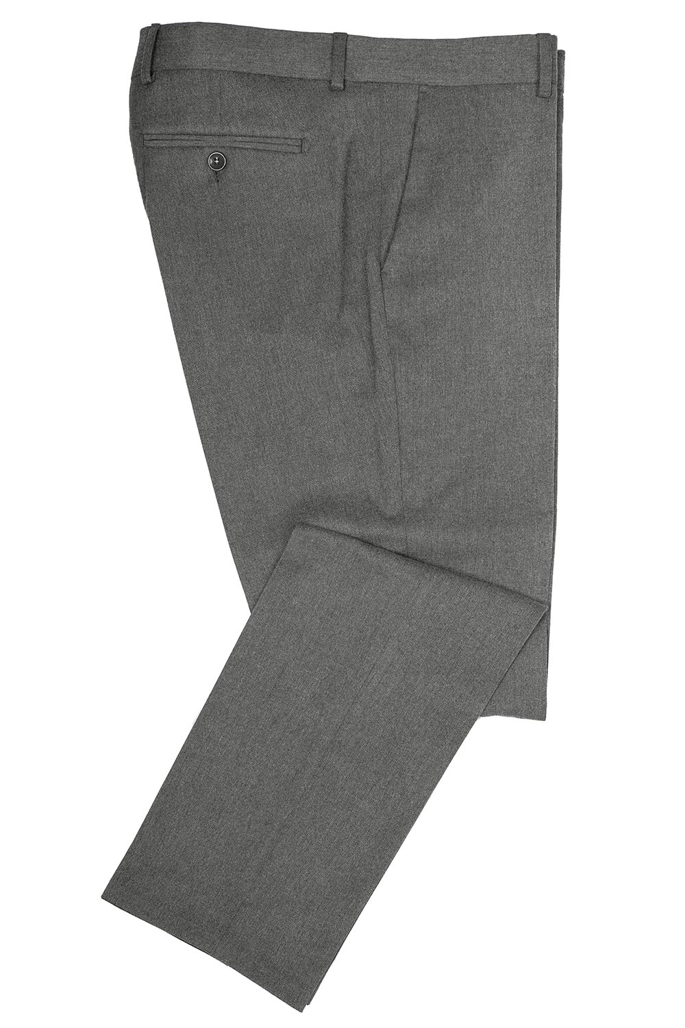 Pantaloni slim gri uni 0