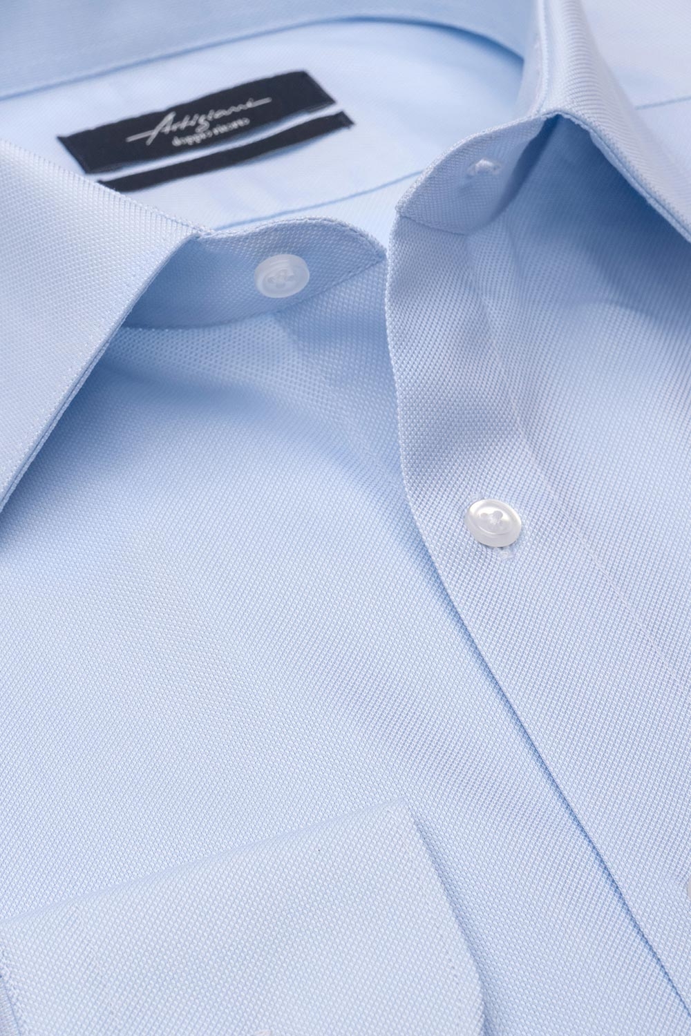 Camasa slim bleu uni 1