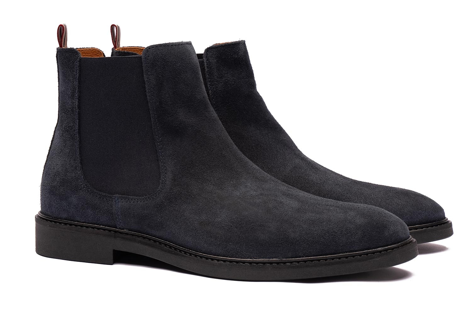 Ghete bleumarin piele naturala 0
