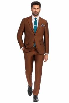 Costum slim conti oranj uni