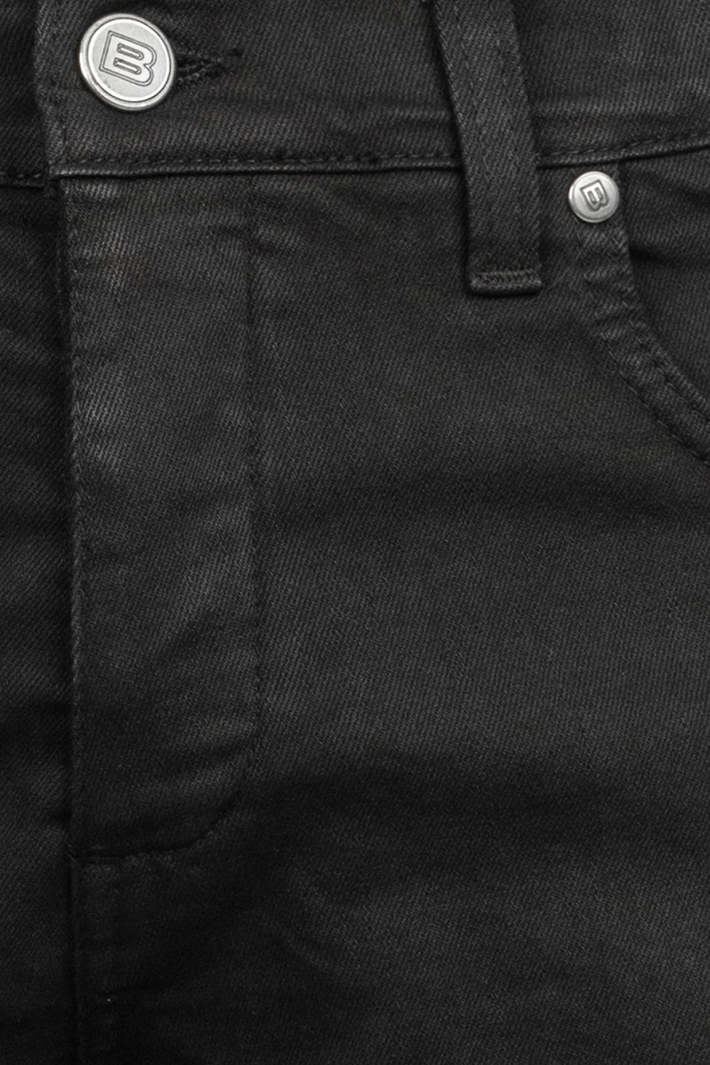 Pantaloni scurti slim negri uni 2