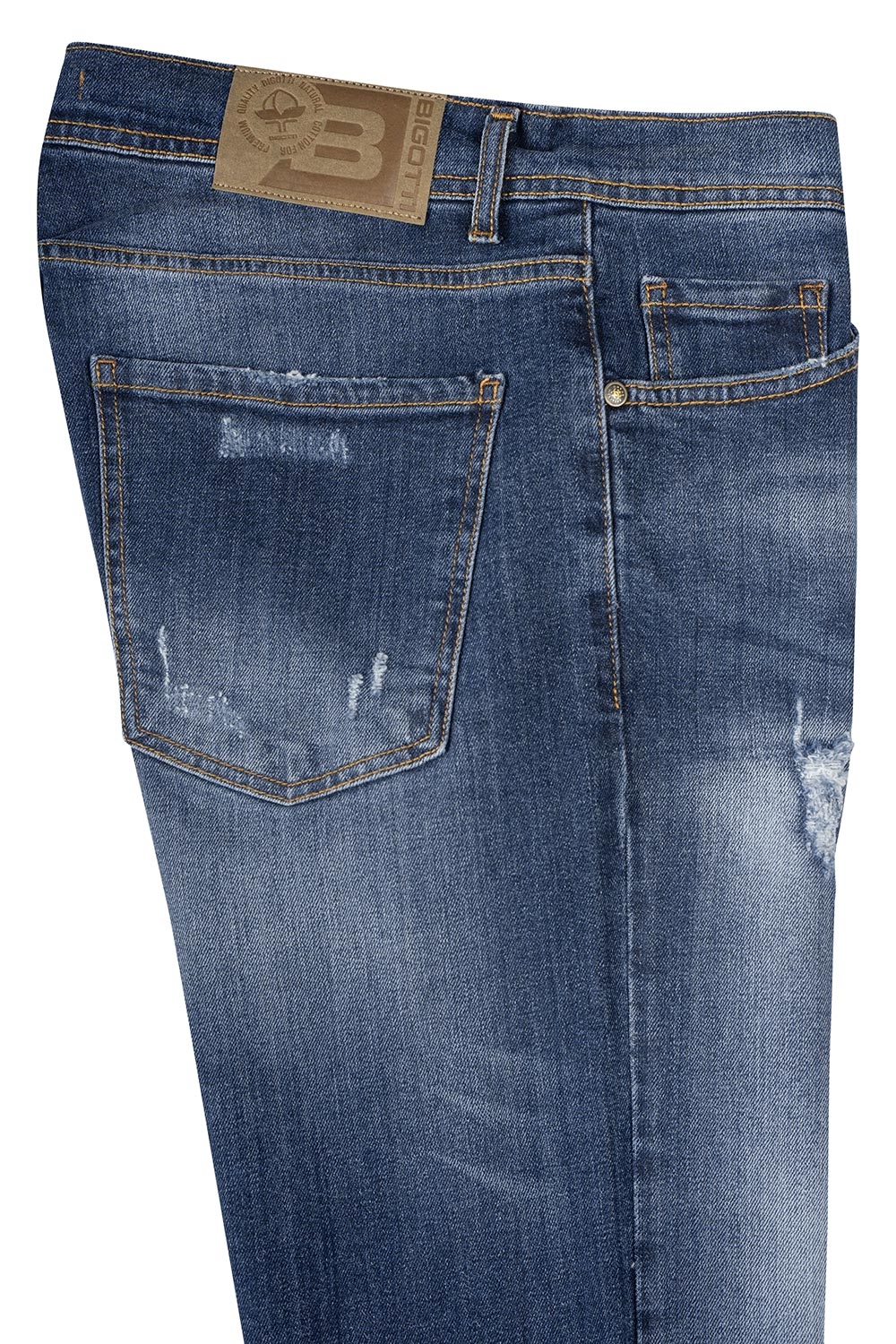 Blugi slim albastri 1