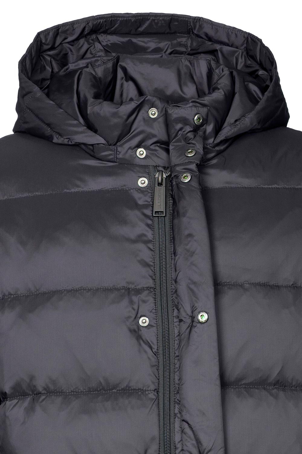 Jacheta slim bleumarin uni cu puf 1