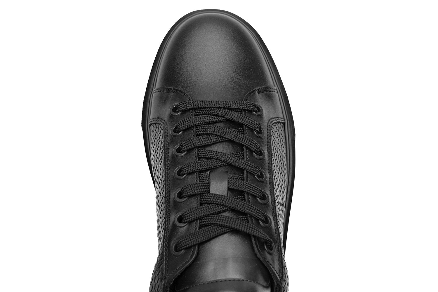 Sneakers negri piele naturala 3